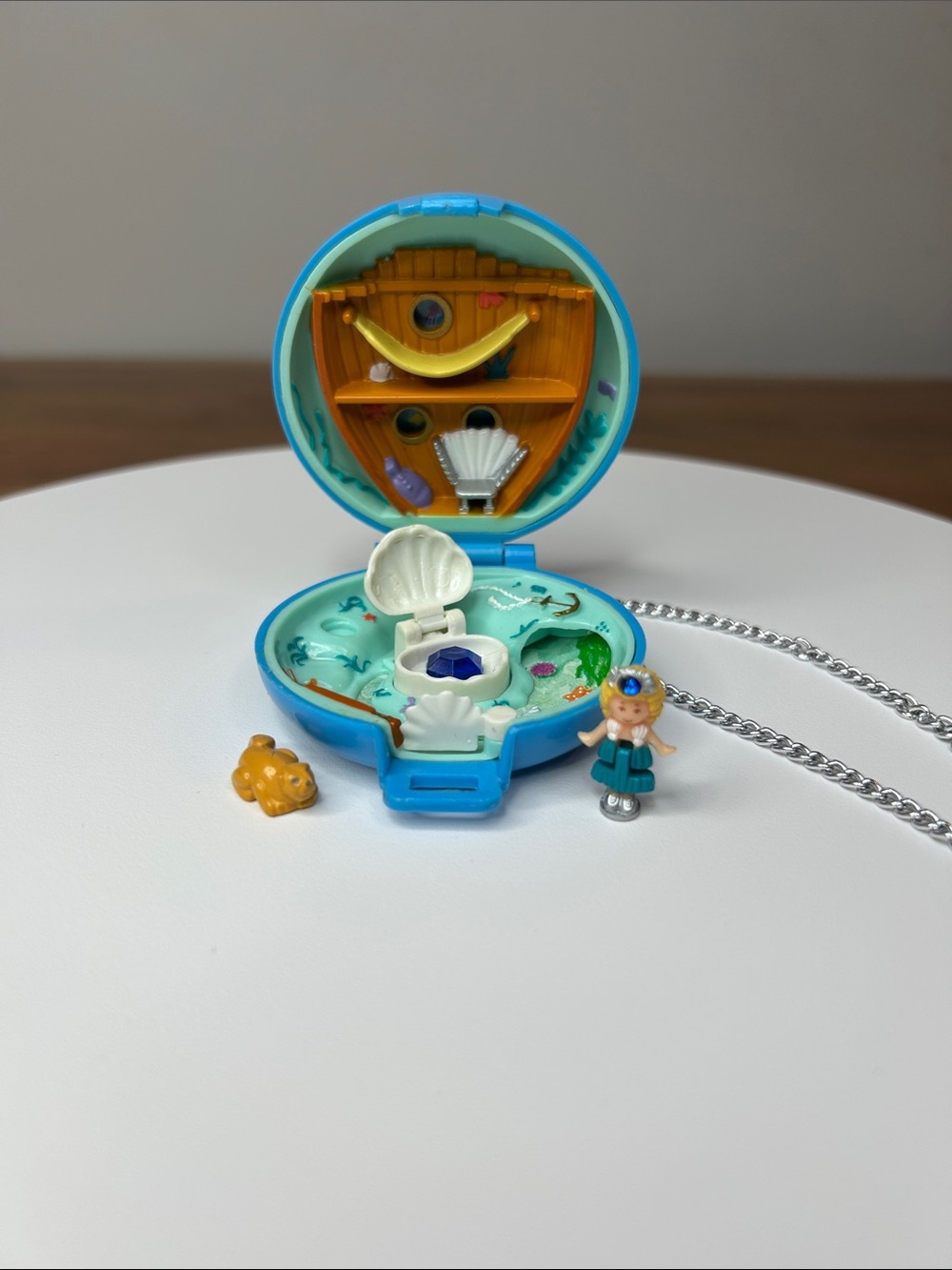 Vintage Polly Pocket Jeweled Sea 1992 Bluebird Complete RARE